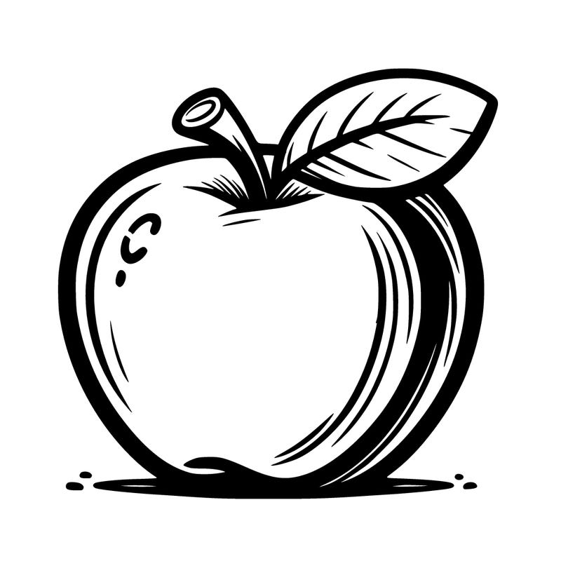 an apple