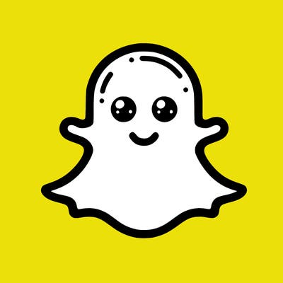 regular snapchat logo