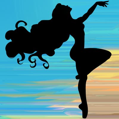 realistic woman dancer