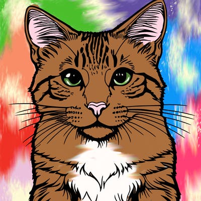 realistic cat