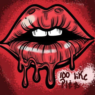 lips that look realistic and drip