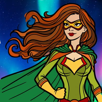 superhero woman