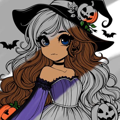 realistic girl halloween
