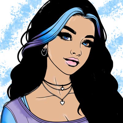 detailed realistic girl