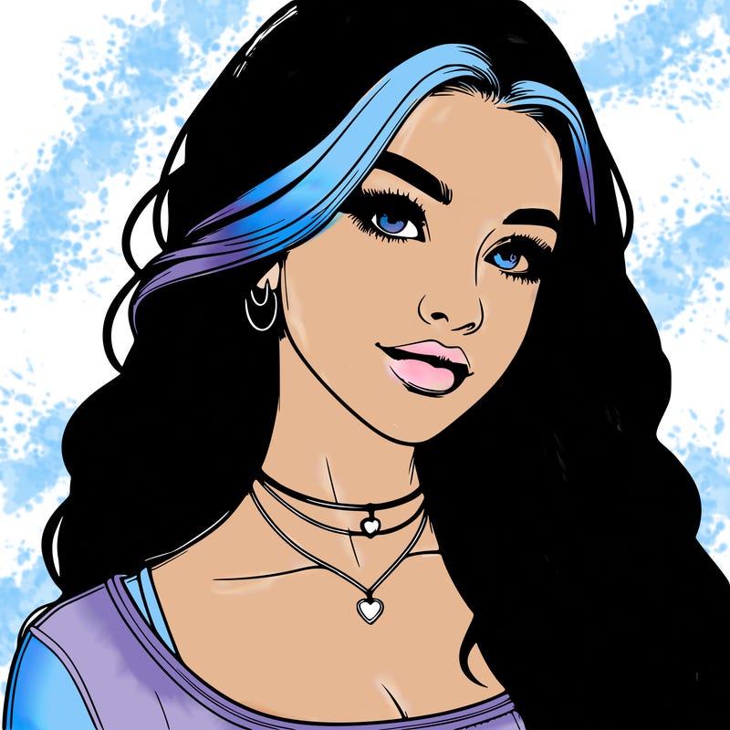 detailed realistic girl