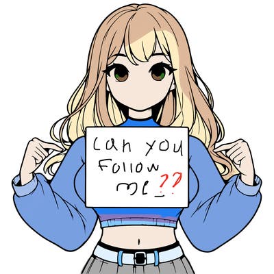 girl holding a blank sign in a long sleeve crop top