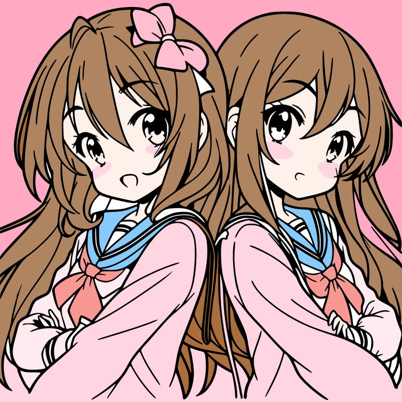 two anime girls