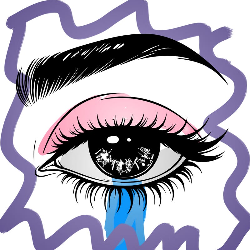 eye closed realistic