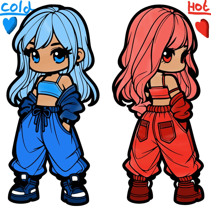 girl in crop top and baggy pants