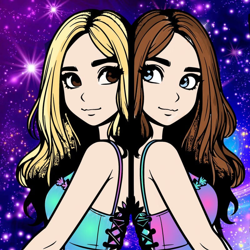 a realistic girl split