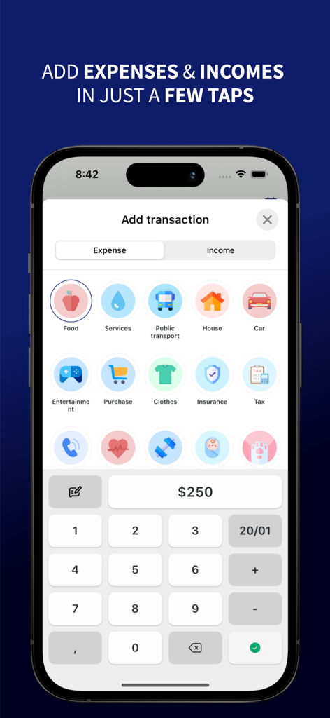Expensense: Expense Tracker - Finance App | MWM