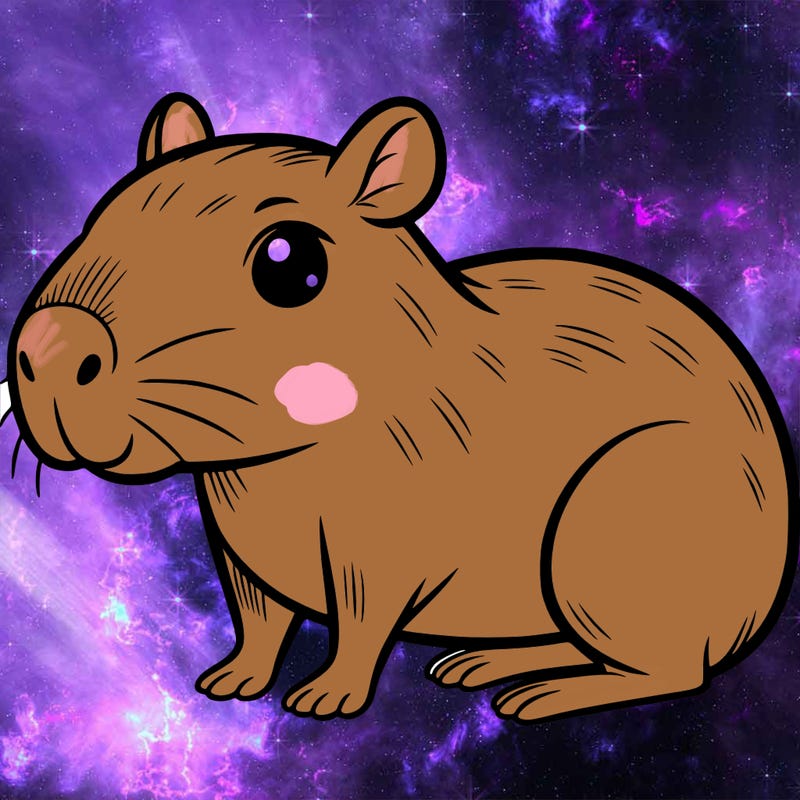 cute capybara