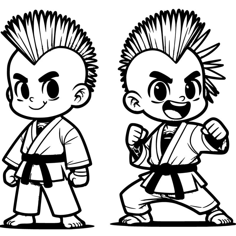 mohawk karate