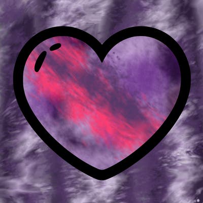 a blank heart