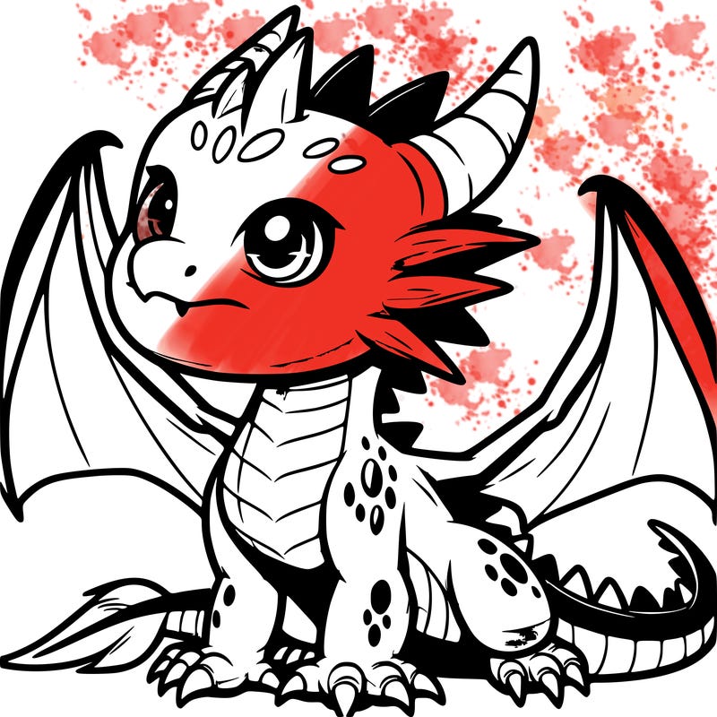 fierce baby night dragon