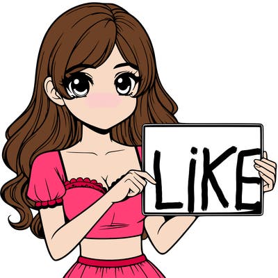 realistic pretty girl holding blank sign