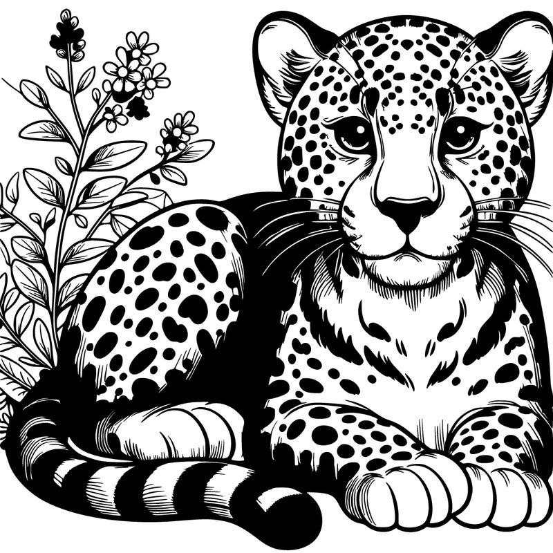 realistic leopard