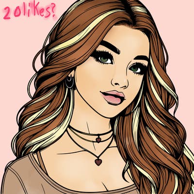 detailed realistic girl