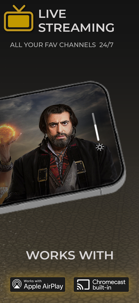 Wide - Arabic live TV streaming on Wide app with AirPlay and Chromecast support