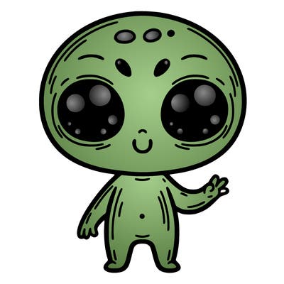 alien cute