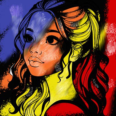 beautiful realistic girl