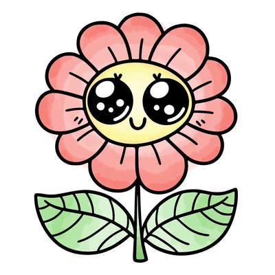 flower with eyes