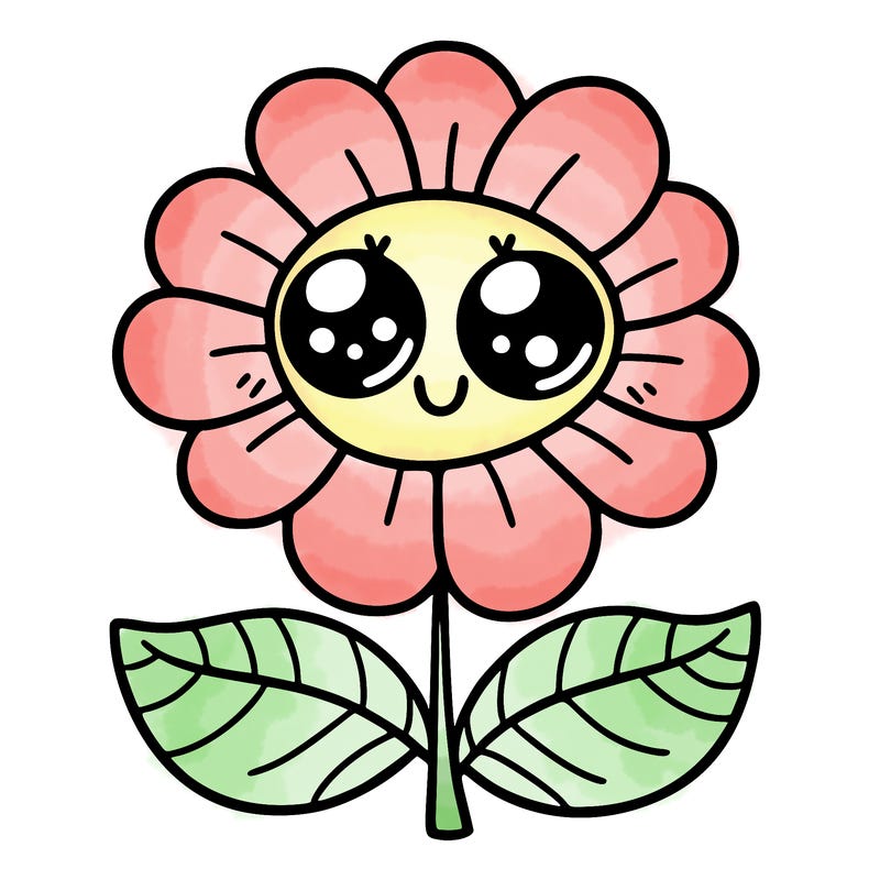 flower with eyes