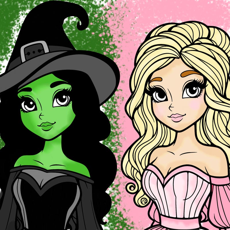 elphaba and glinda