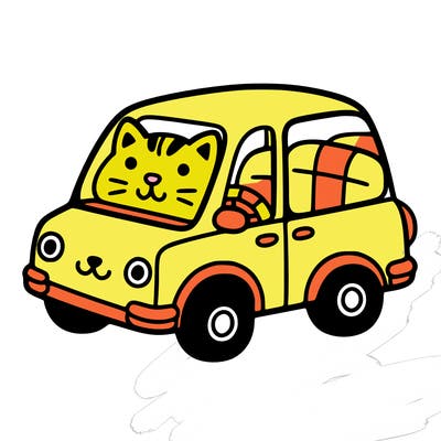 cat car