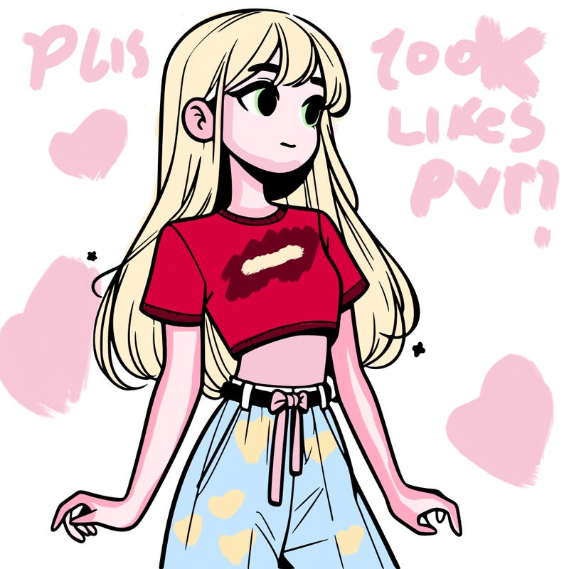 girl in a cute crop top