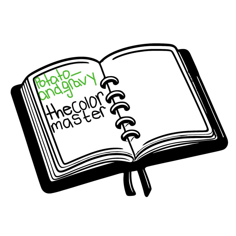 open note book blank