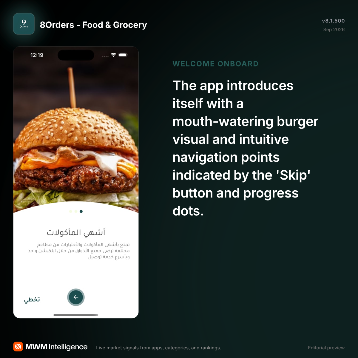 8Orders - Food & Grocery - Food & Drink App | MWM