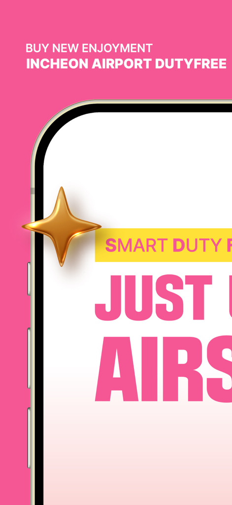 Incheon Airport Duty Free Shop - Mobile app interface for Incheon Airport AIRSTAR Duty Free shopping