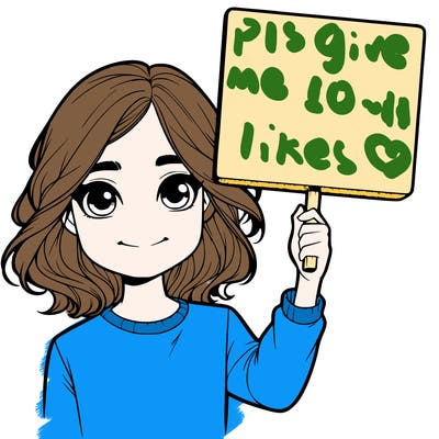 realistic girl holding up a sign