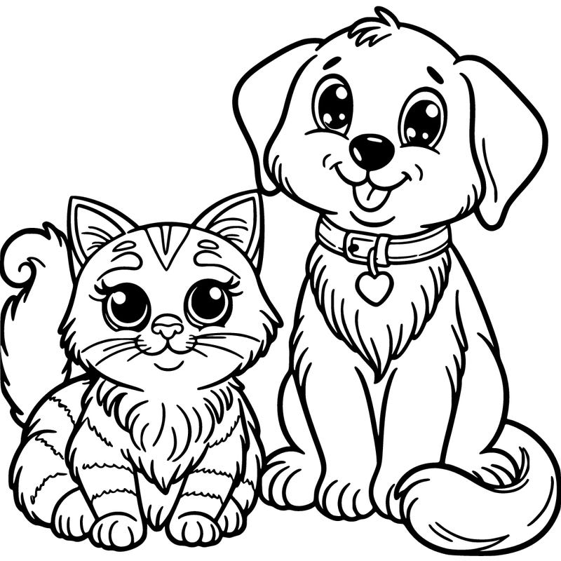 cat and dog