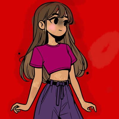 girl in a cute crop top