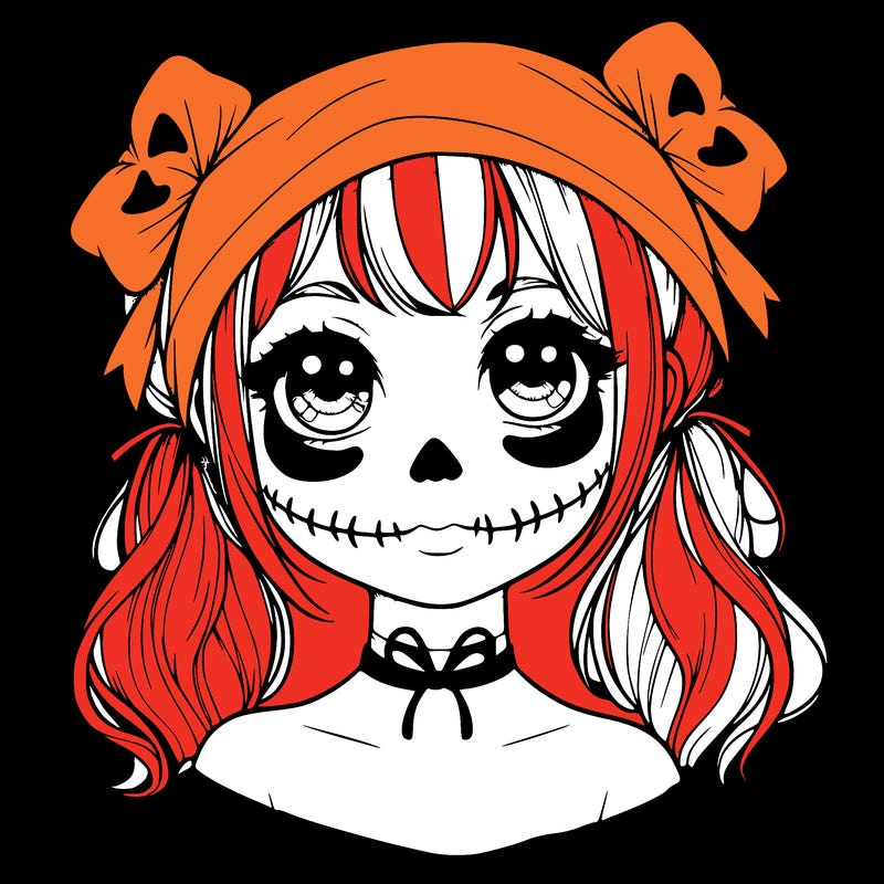 realistic girl halloween