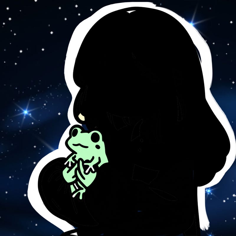 girl with long hair and a oversized shirt. and she is holding a frog