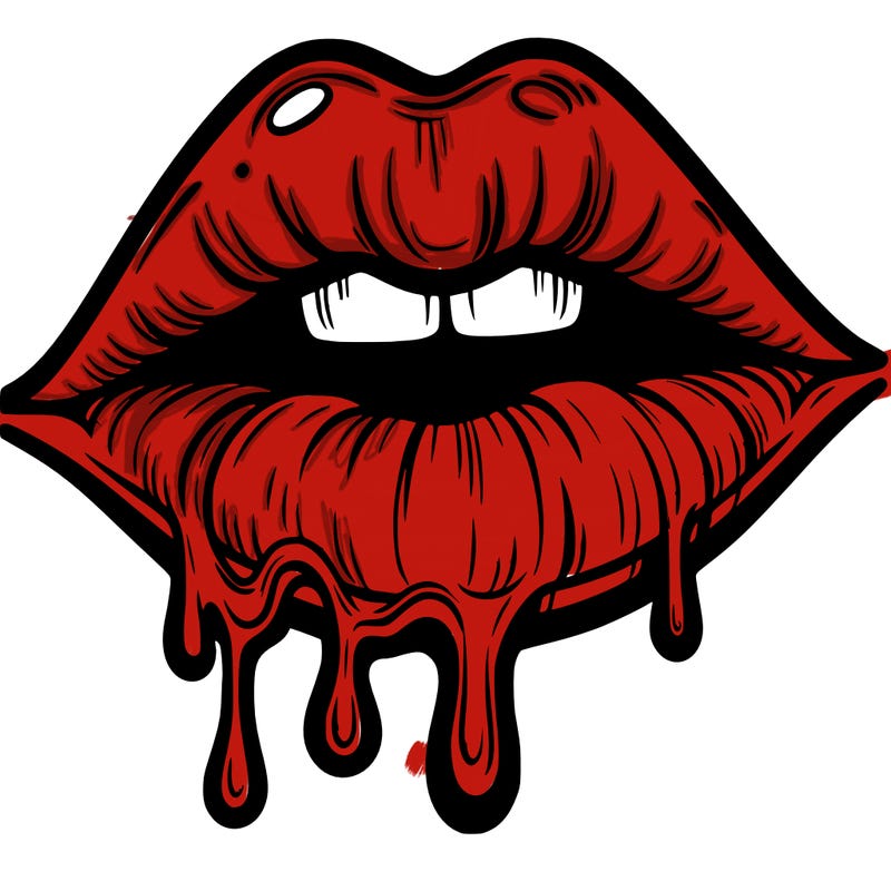 lips that look realistic and drip