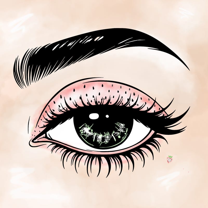 eye closed realistic