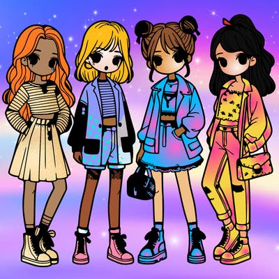 girls with fashion