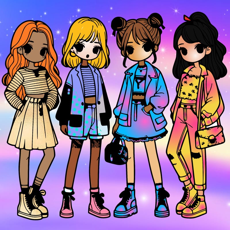 girls with fashion