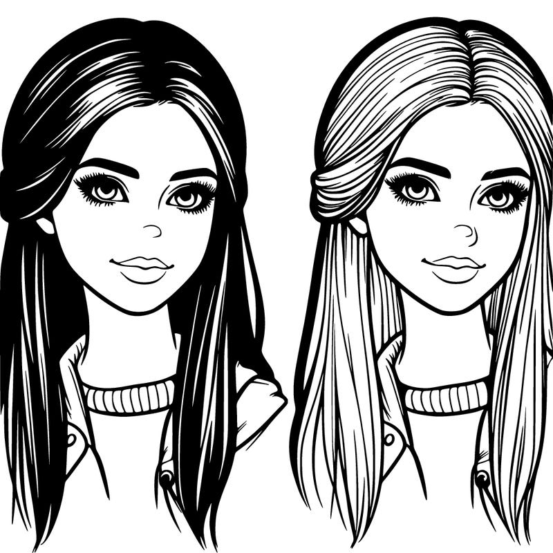 a realistic teenage girl beautiful