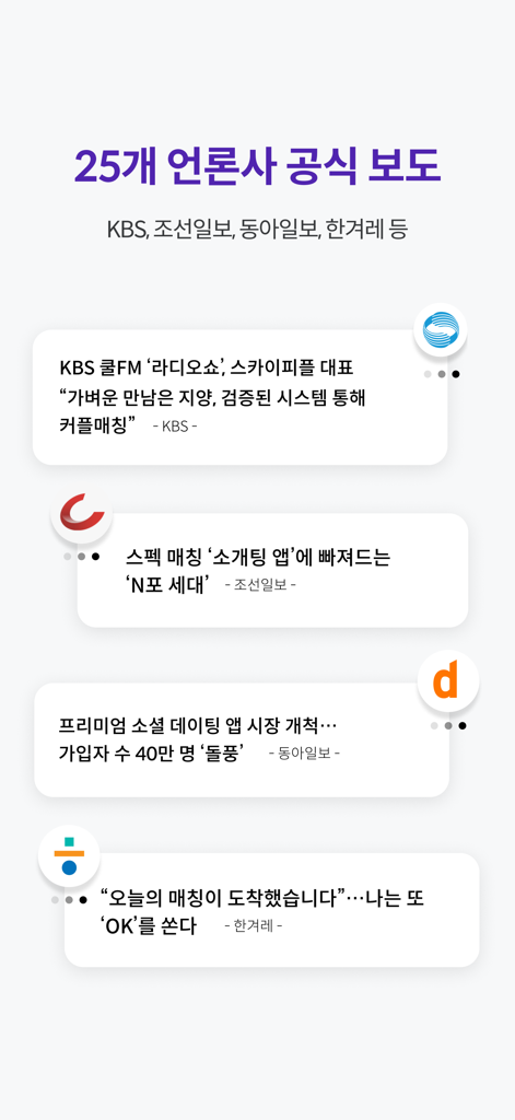 Official press mentions and media coverage from 25 major news organizations for the Sky People dating app