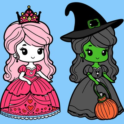 princess as a witch