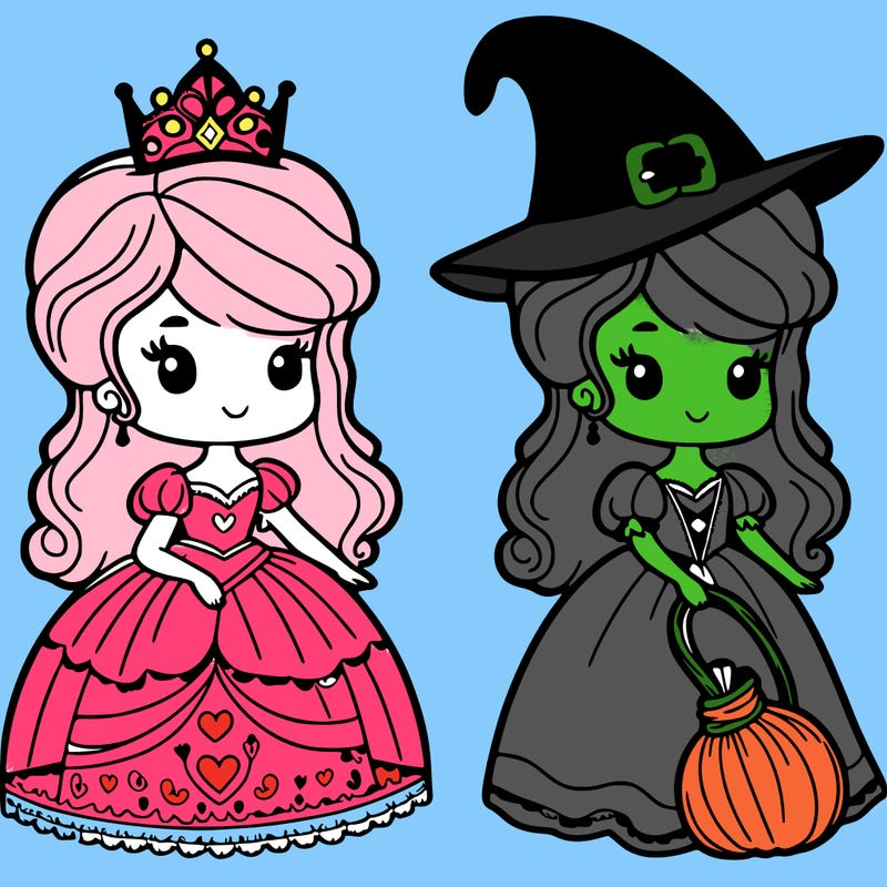 princess as a witch