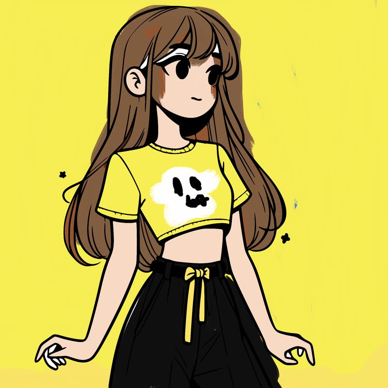 girl in a cute crop top