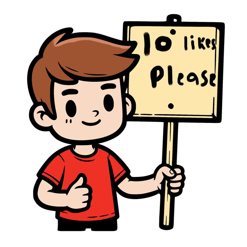 a guy holding a sign