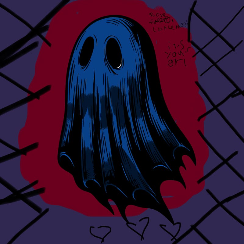 realistic creepy ghost