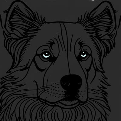 realistic dog